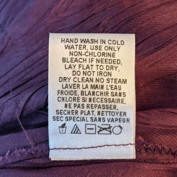 Nwt Komarov | Charmeuse Occasion Dress in Aubergine - Picture 9 of 9